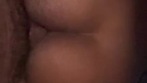 Amateur couple takes lucky with a massive black cock