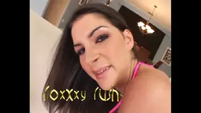 Roxxxy Rush gets sudden anal needs and swallows cum