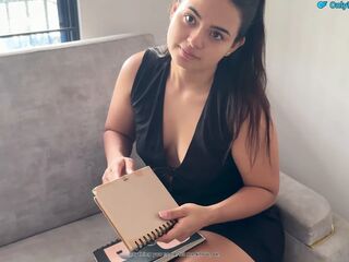 A babysitter masturbating looks at her fresh boss and ends up with the milk on her