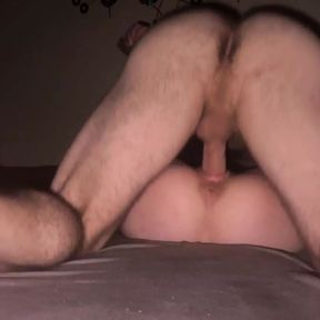 Daddy Dominates Submissive Slut in Rough Pounding with Massive Creampie Breeding!