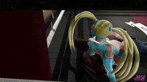 R. Mika Feet to Cock Wrestling