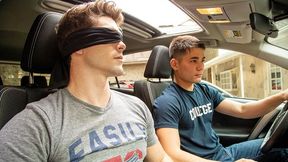 Blindfolded Devin Franco butt-blasted by Colton Reece