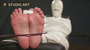 Astrid in a Sleek Microfoam Cocoon Part 3 - Bastinado on the Bench (FULL HD MP4)