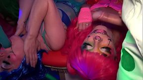 Cock Crazed Clown Orgy