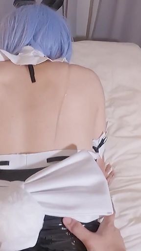 Re Zero Rem Fucked Doggy styles, Asian Femboy part.13   Clip 1