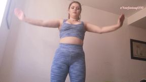 Workout in Tight Clothes