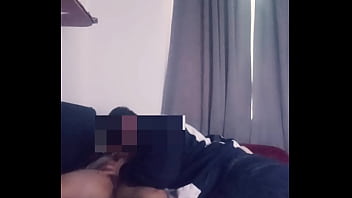 My straight and married neighbor, waits for his wife to leave to come with me and sucks her pt1