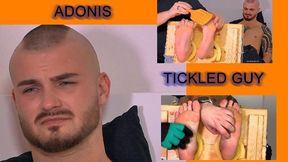 Tied up ticklish boy Adonis