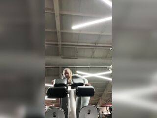 Avid banging in the gym