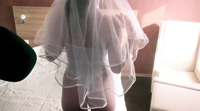 Raw riding on nylon feet wet pussy wedding dress cheating wife wild wedding night