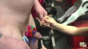 Sexy Latex Ladies Enjoy Steamy Time With Naughty Guy