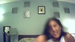 Taking one big dildo