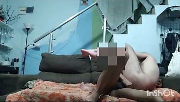 Dando gostoso para o vizinho magrinho e pauzudo