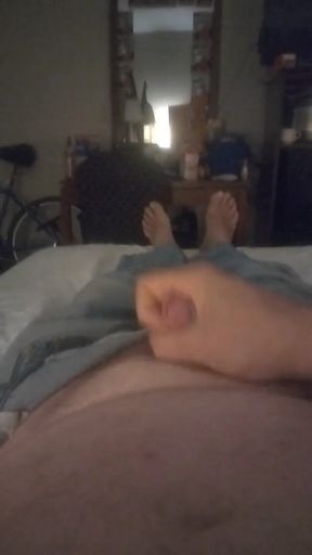 Hairy Stepdad Bod and Average Cock