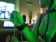 Exclusive Femdom Domination by KATRIX penis torture with sounding long dilator cervix PART1