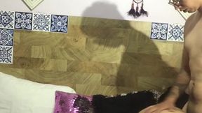 Teen neighbor gets fucked doggystyle by her sugar daddy