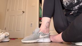 Size 16 Feet Squeezing Into Smaller Size Sneakers