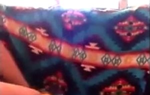 Takes out her toy in the morning 720p