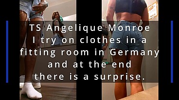 TS Angelique Monroe - I try clothes in Germany.