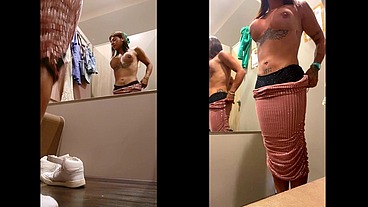 TS Angelique Monroe - I try clothes in Germany.