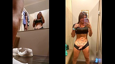TS Angelique Monroe - I try clothes in Germany.