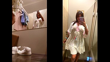 TS Angelique Monroe - I try clothes in Germany.