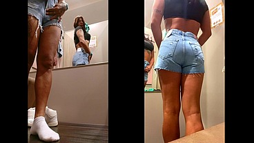 TS Angelique Monroe - I try clothes in Germany.