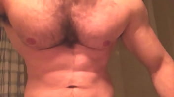 Pec bounce slow motion