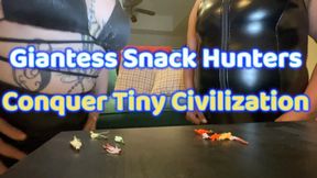 Giantess Snack Hunters Conquer Tiny Civilization