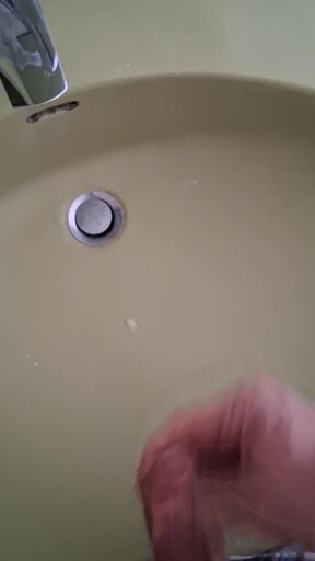 Pressure released into the sink