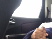 Thug jacking bbc in the back seat of his car at a Kroger parking lot