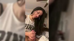 Please Don't Cum in My Mouth - Morning Handjob