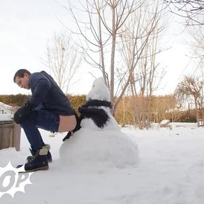 Weirdo Twink Benjamin Blue Gets Drilled By The Snowman Bo Sinn - TWINKPOP