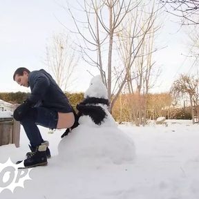 Weirdo Twink Benjamin Blue Gets Drilled By The Snowman Bo Sinn - TWINKPOP