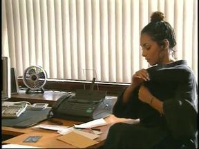 Secretary with Amazing Tits Deep Throats and Takes Boss&#039;s Huge Cock in Office