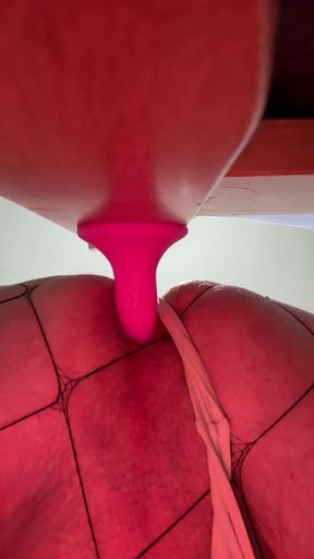 Sissy training small dildo