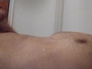 PISSING IN SHOWER - I DRINK PISS AND CUM ON MY SELF