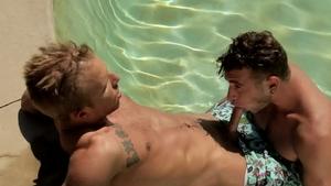 NextDoorStudios - Bareback orgy & pierced latino brunette