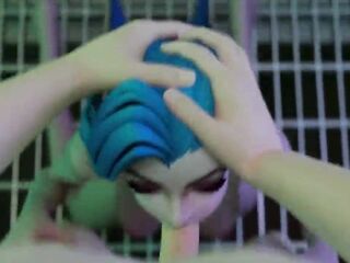 Blender sexy penetration collection jinx League of Legends by hellinfall