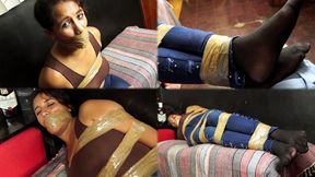 Tight and naughty in packing tape - MOV