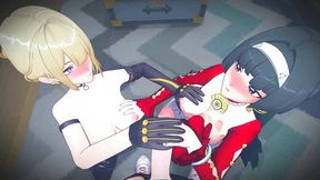 Zenless Zone Zero - Astra & Evelyn Threesome