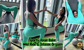 Cherry Lee – Sporty Asian Babe, Wild Ride & Masive creampie