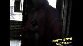 Ely and Brett have some dirty fun in an old building