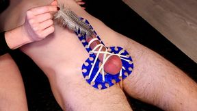 Cruel Tickle Wank Leads To Ruined Orgasm On CBT Board (4K)