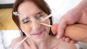 ”WOW! These Nerds Covered My Face With A Fresh Load!”