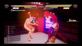 lesbian battle [ bdsm hentai game ] ep.3 nipple fencing bdsm games !