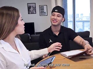 I bang my classmate when we're alone at home - Danner Mendez & Paula Rojas