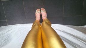 Gold Sandals Goddess View (mkv)