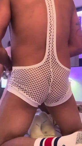 Epic moment from &quot;Sexy Singlet Fuck Session&quot;