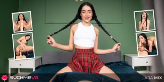 Skinny Russian Ara Mix Proves That Her Pussy Can Take A Stretching